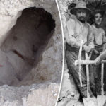 A network of World War I tunnels was found at Larkhill, on England's Salisbury Plain.