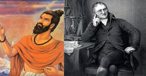 The Indian Sage who developed Atomic Theory 2,600 years ago, not Dalton of England: