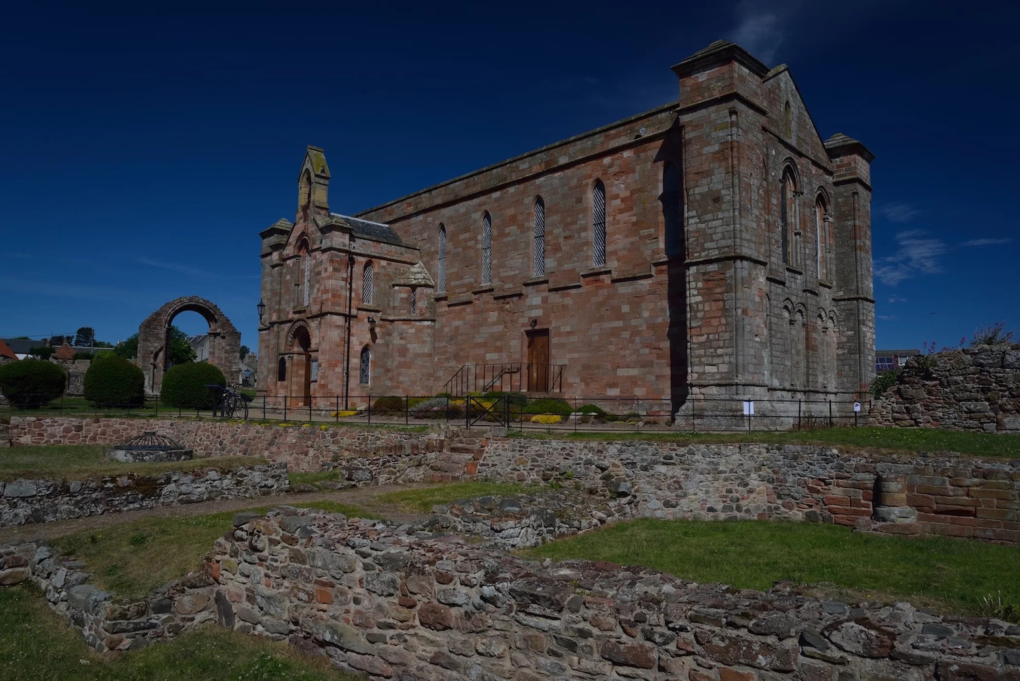 Coldingham Priory still stands today.