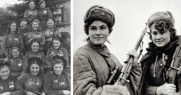 12 Russian Women Snipers Responsible for the Death of 775 German Soldiers During WW 2