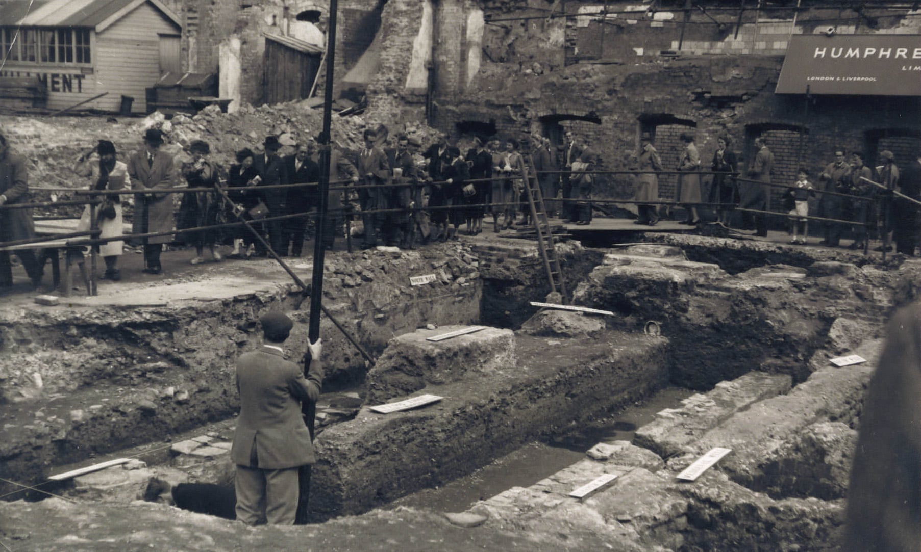 The Temple of Mithras was first discovered in 1954.
