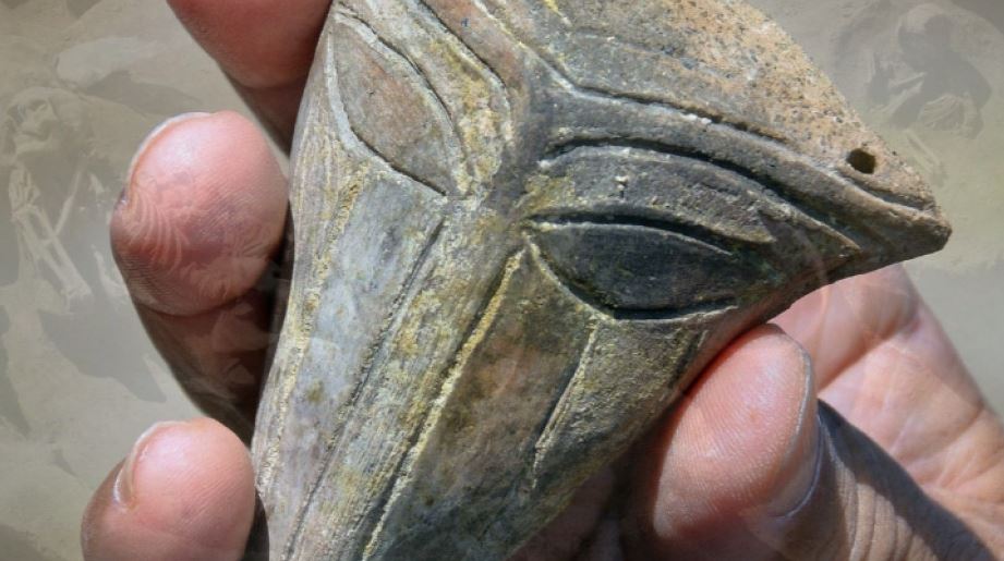 Mouthless 'Alien Mask' Found At Late Chalcolithic Salt Pit Settlement Mound Near Bulgaria's Provadia